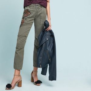 Anthropologie | Embroidered Wanderer Utility Pant